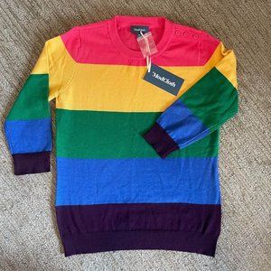 NWT ModCloth Rainbow Striped Sweater